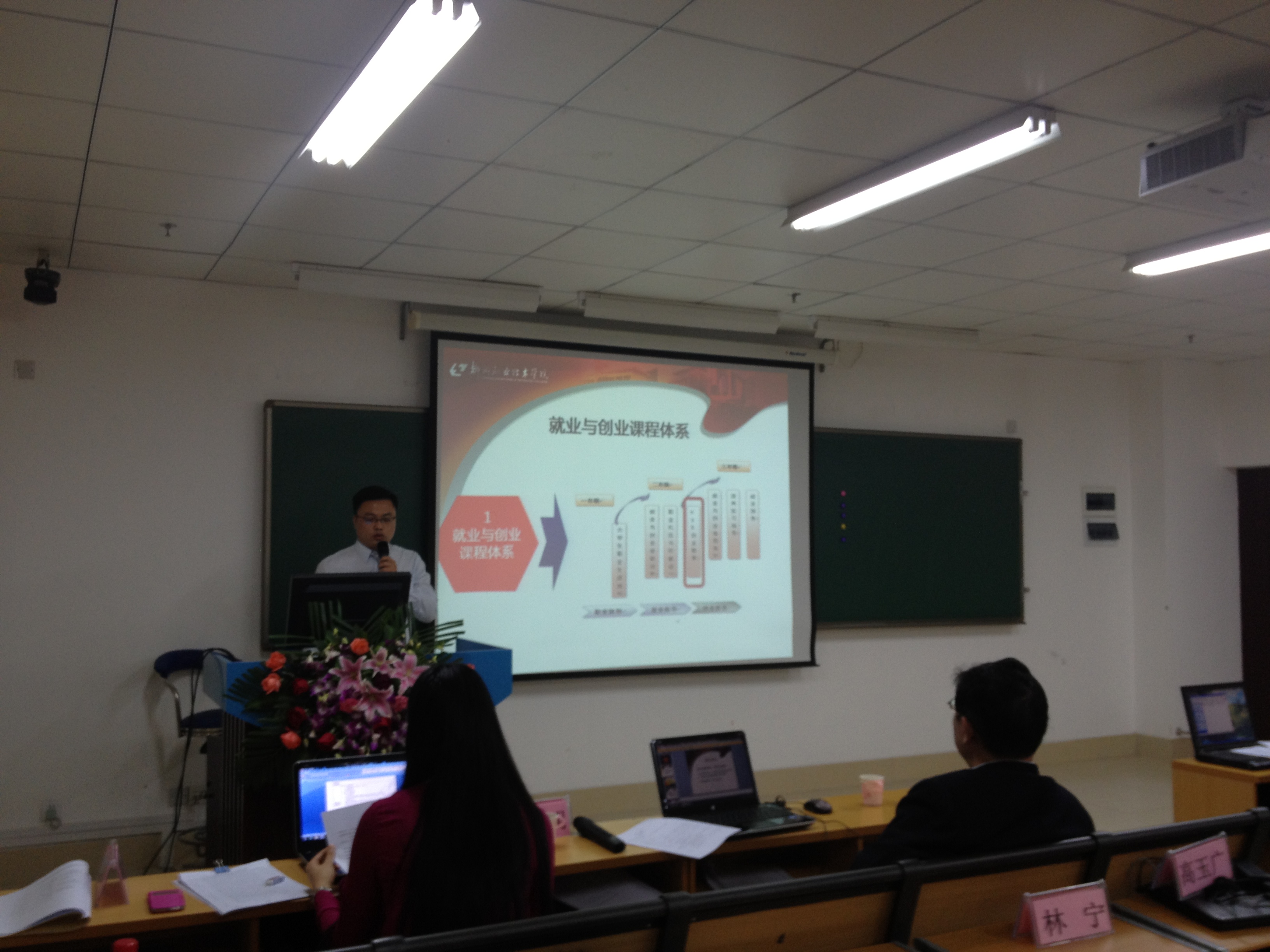 潘峰老师在比赛中